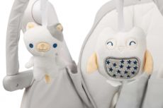 Дитячий стільчик для годування Caretero Indigo Ligt Grey